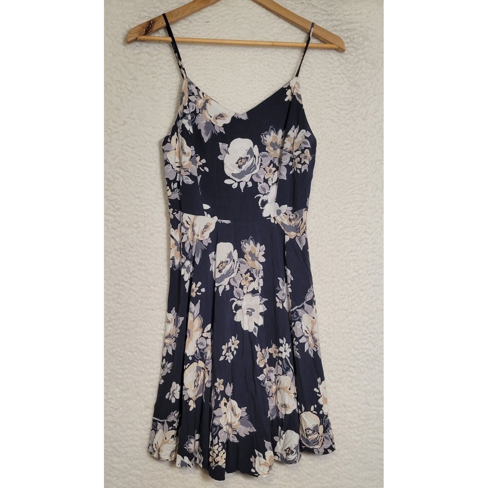 Old Navy Juniors Dress Size M Floral Spaghetti Straps Knee Length 1684‎